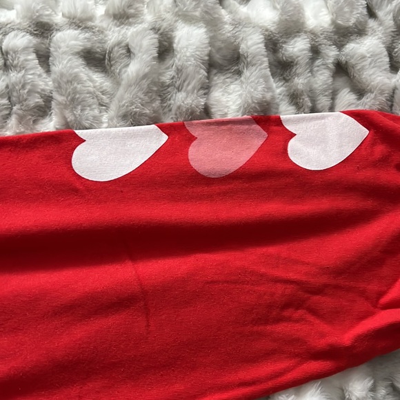 ❤️❤️ Sundry Red Love Heart Sweatpant - Picture 7 of 8